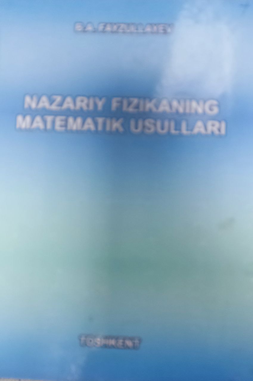 Nazariy Fizikadan matematik usullar