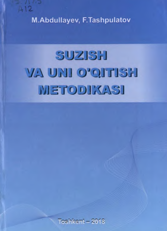 SUZISH VA UNI 0 ‘QITISH METODIKASI