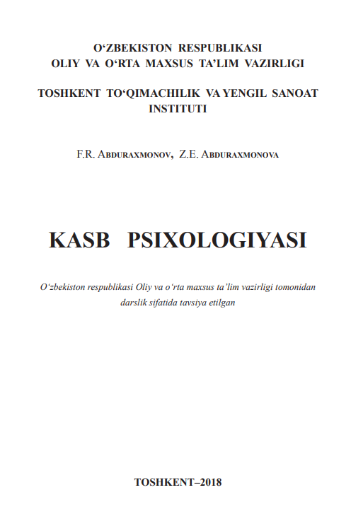 Kasb psixologiyasi