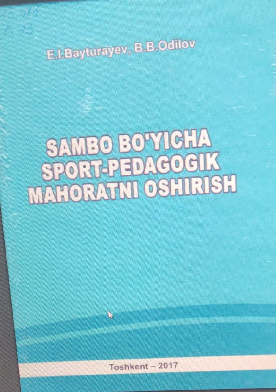 SAMBO BO‘YICHA SPORT-PEDAGOGIK MAHORATNI OSHIMSH