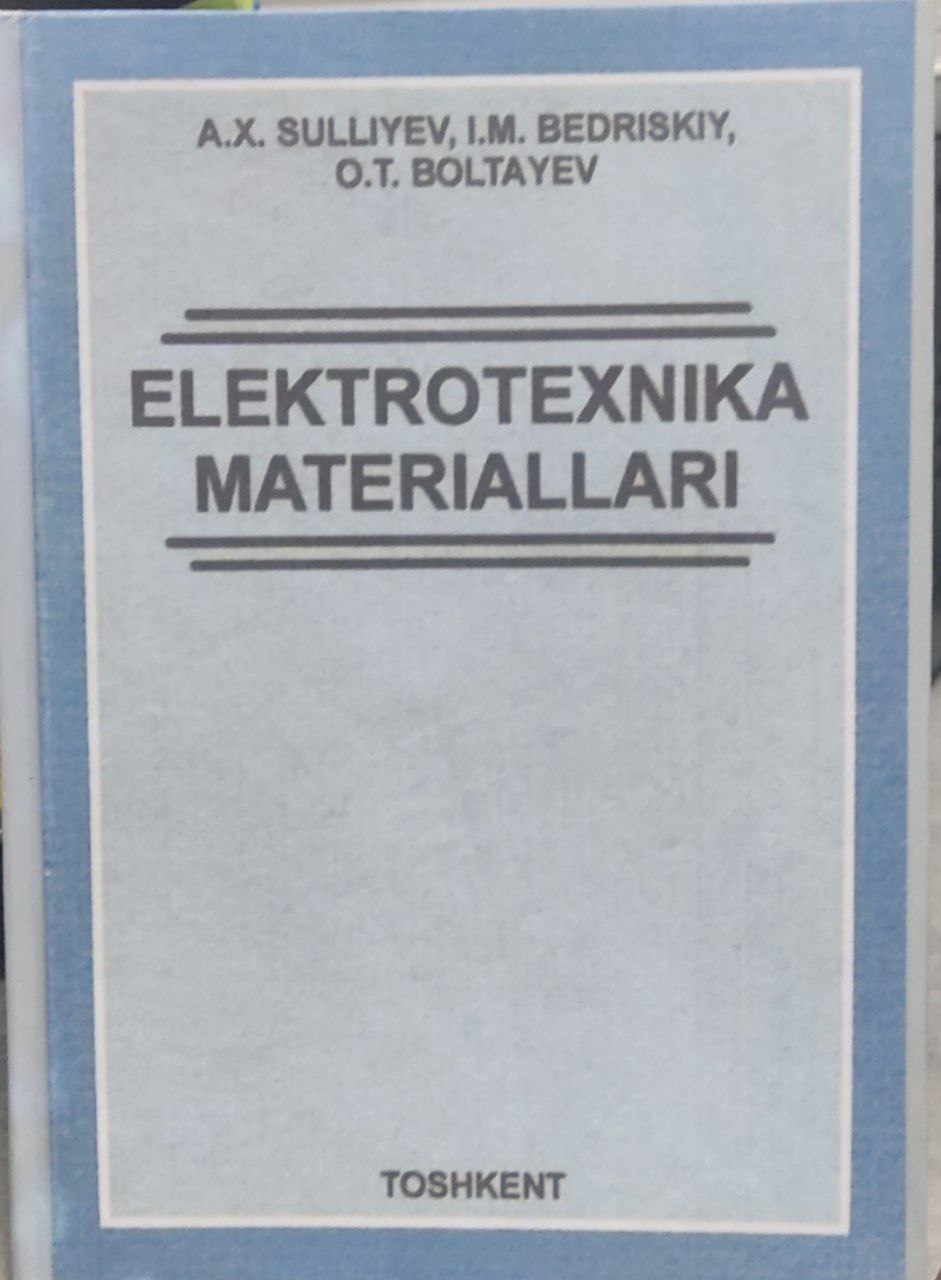 Elektrotexnika materialllari