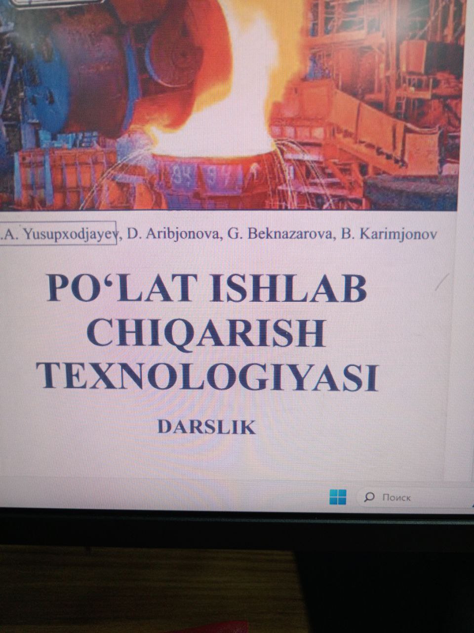 Po'lat ishlab chiqarish texnologiyasi