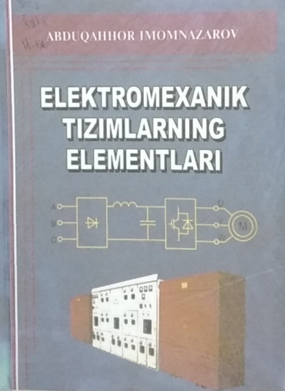 Elektromexanik tizimlarning elementlari