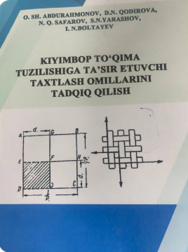 Kiyimbop to'qima tuzilishiga ta'sir etuvchi taxtlash omillarini tadqiq qilish