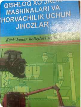 Qishloq xo'jalik mashinalari va chorvachilik uchun jihozlar