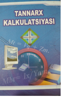 Tannarx kalkulatsiyasi