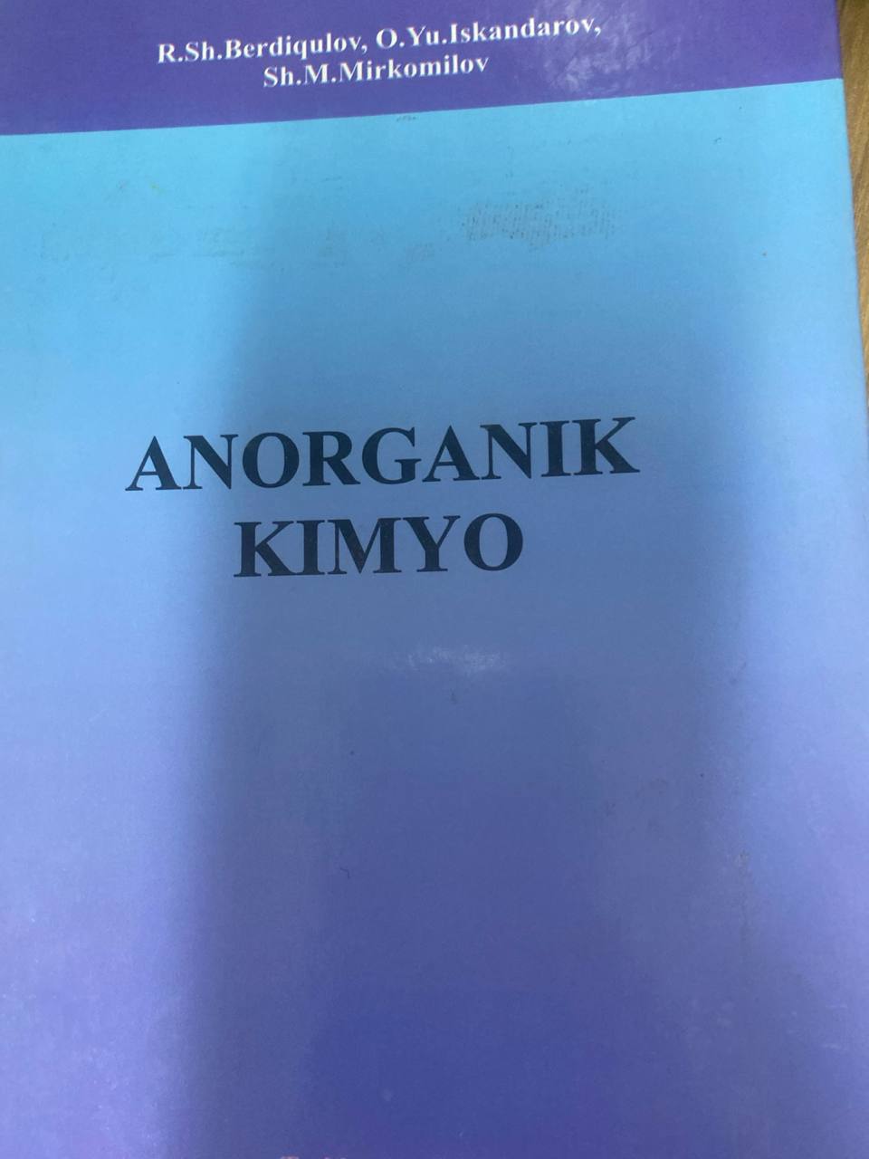 Anorganik Kimyo